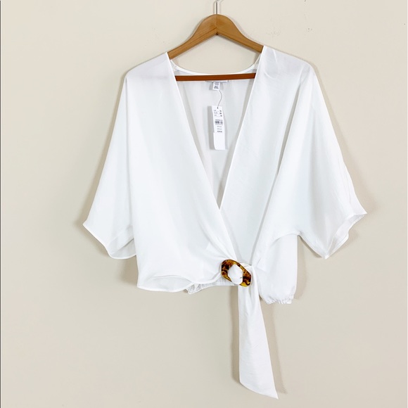 Topshop Tops - Topshop Wrap Top, New